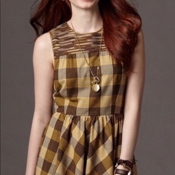 Fossil Madeline Fit & Flare Plaid Dress - Picture 7 of 13